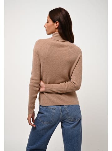 AUTHENTIC CASHMERE Kaschmir-Rollkragenpullover "Suzie" in Beige