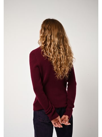 AUTHENTIC CASHMERE Kaschmir-Rollkragenpullover "Suzie" in Bordeaux