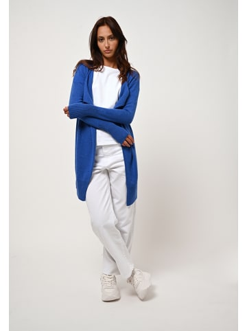 AUTHENTIC CASHMERE Kaschmir-Longcardigan "Chésery" in Blau