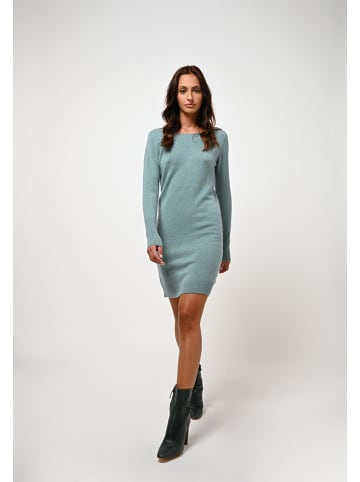 AUTHENTIC CASHMERE Kaszmirowa sukienka "Armet" w kolorze miętowym