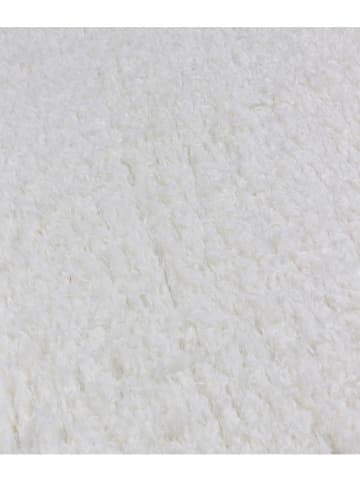 ABERTO DESIGN Hochflor-Teppich in Weiß
