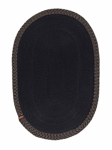 ABERTO DESIGN Bawełniany dywan w kolorze czarnym