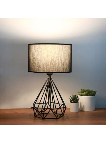 ABERTO DESIGN Lampa stołowa w kolorze czarnym - wys. 41 x Ø 24 cm
