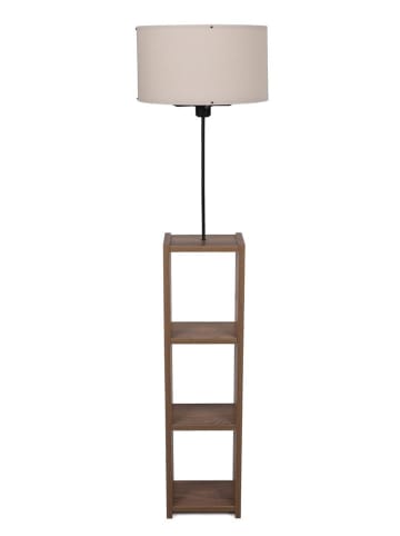 ABERTO DESIGN Lampa stojąca w kolorze jasnobrązowo-beżowym - wys. 150 x Ø 38 cm