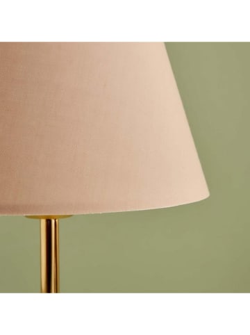 ABERTO DESIGN Lampa stołowa w kolorze złoto-beżowym - wys. 37 x Ø 22 cm