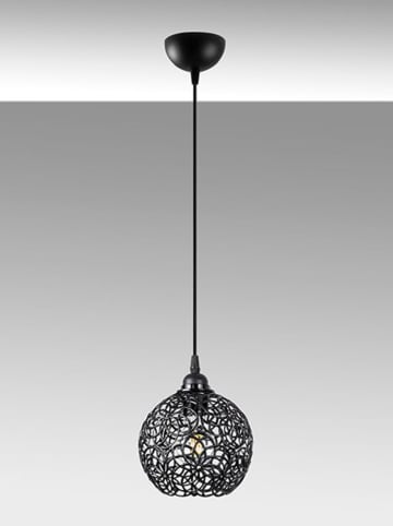 ABERTO DESIGN Lampa wisząca "Gharib " w kolorze czarnym - 17 x 28 cm