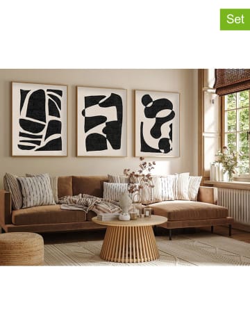 ABERTO DESIGN Druki artystyczne (3 szt.) w ramce