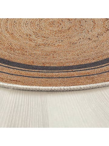 ABERTO DESIGN Laagpolig tapijt beige/antraciet