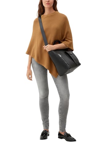 s.Oliver BLACK LABEL Poncho in Hellbraun