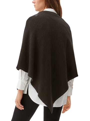 s.Oliver BLACK LABEL Poncho in Schwarz