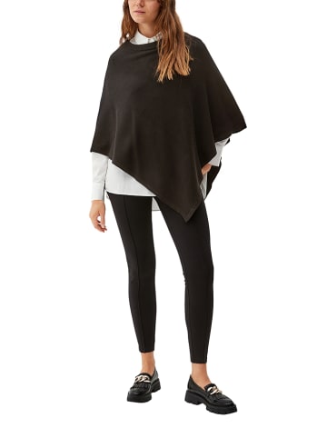 s.Oliver BLACK LABEL Poncho zwart