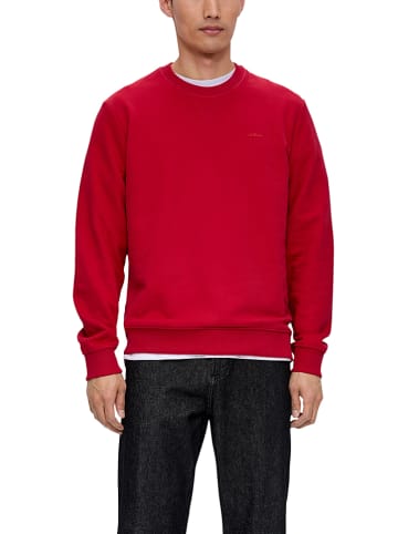 s.Oliver Sweatshirt in Rot