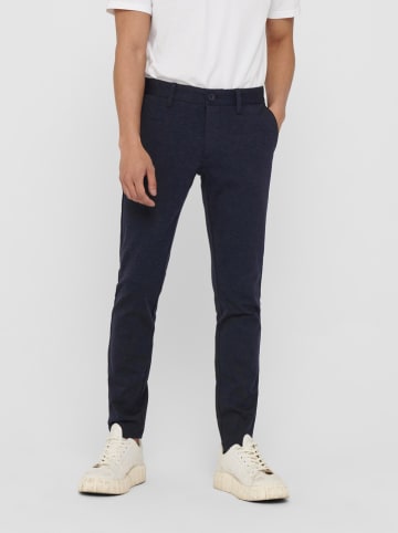 ONLY & SONS Broek "Mark" donkerblauw