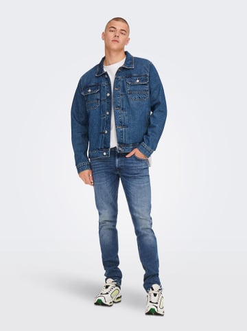 ONLY & SONS Spijkerbroek "Loom" - slim fit - blauw