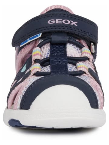 Geox Halbsandalen "Multy" in Dunkelblau/ Rosa