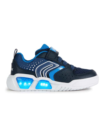 Geox Sneakersy "Illuminus" w kolorze granatowym