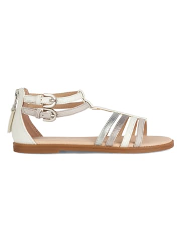 Geox Sandalen "Karly" in Creme/ Silber