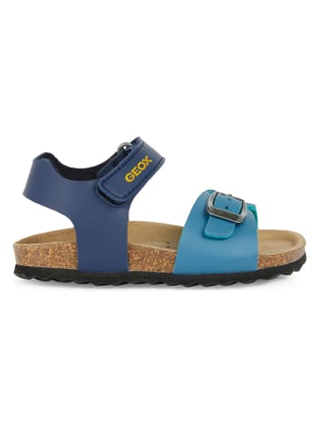 Geox Sandały "Chalki" w kolorze niebieskim