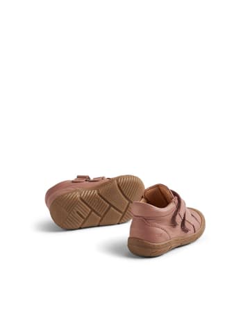 Wheat Skórzane buty "Ivalo" w kolorze jasnróżowym do nauki chodzenia