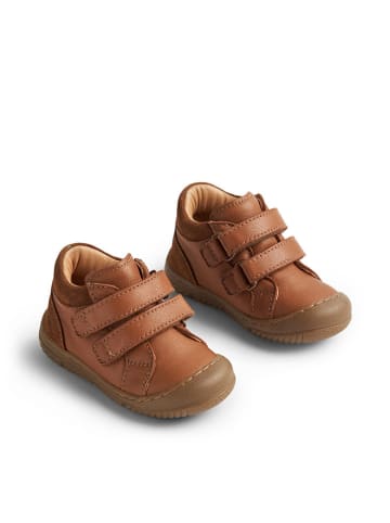 Wheat Skórzane buty "Ivalo" w kolorze jasnobrązowym do nauki chodzenia