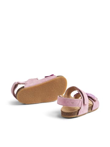 Wheat Skórzane sandały "Clara" w kolorze jasnoróżowym