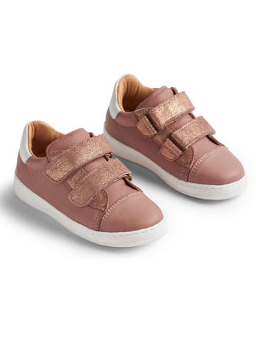 Wheat Leder-Sneakers in Rosa