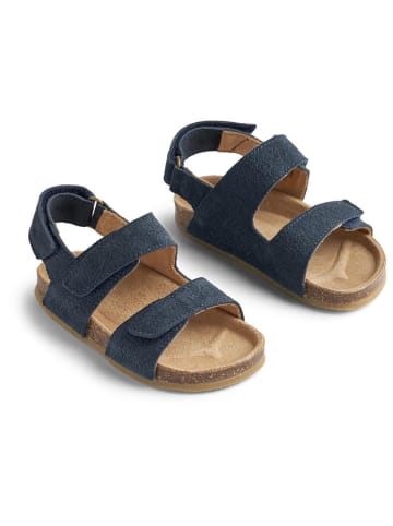 Wheat Leder-Sandalen in Dunkelblau