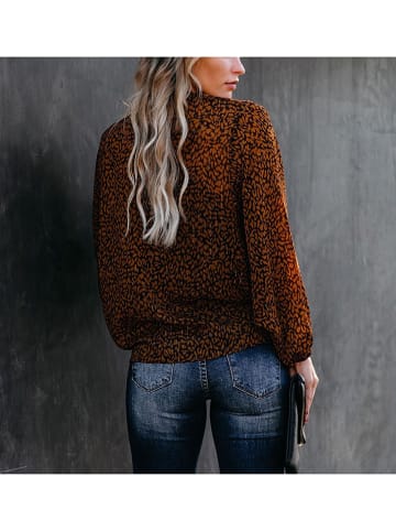 Milan Kiss Blouse oranje/zwart