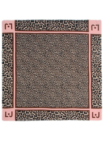 Liu Jo Szal w kolorze ciemnobrązowo-beżowym - 120 x 120 cm