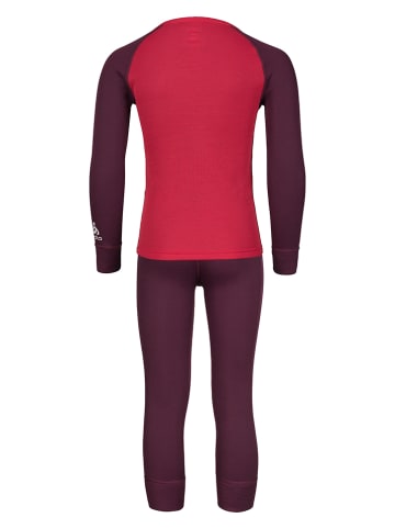 Odlo 2-częściowy zestaw w kolorze czerwonym