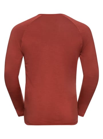 Odlo Koszulka "Merino 200" w kolorze czerwonym
