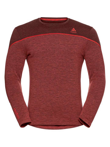 Odlo Funktionsunterhemd "Performance Wool 15" in Rot