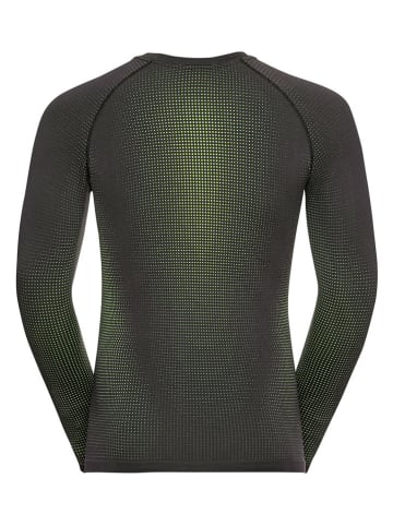 Odlo Funktionsunterhemd "Performance Warm Eco" in Khaki/ Grün