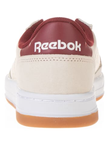 Reebok Leder-Sneakers "Court Peak" in Beige/ Rot