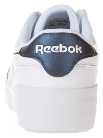Reebok Skórzane sneakersy "Royal Techque" w kolorze biało-granatowym