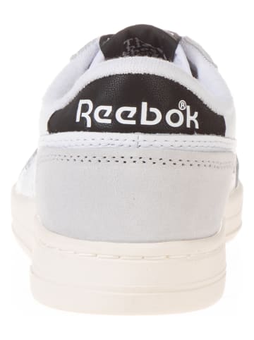 Reebok Leder-Sneakers "LT Court" in Weiß/ Schwarz