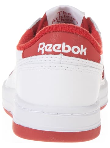 Reebok Skórzane sneakersy "LT COURT" w kolorze biało-czerwonym
