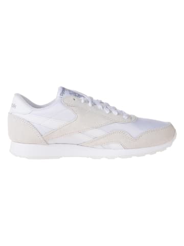 Reebok Skórzane sneakersy "Classic Nylon" w kolorze biało-beżowym