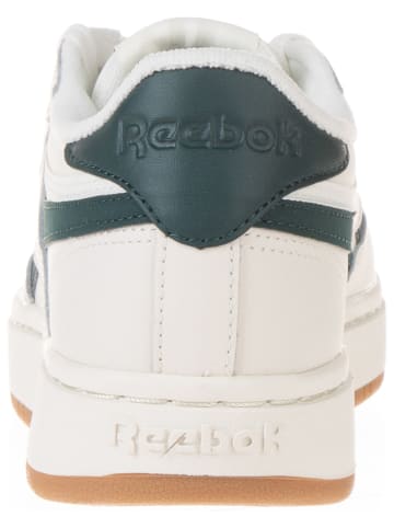 Reebok Leder-Sneakers "Club C Double Reveng" in Weiß/ Dunkelblau