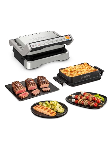 Tefal 4-in-1 elektrische grill "OptiGrill" zilverkleurig/zwart