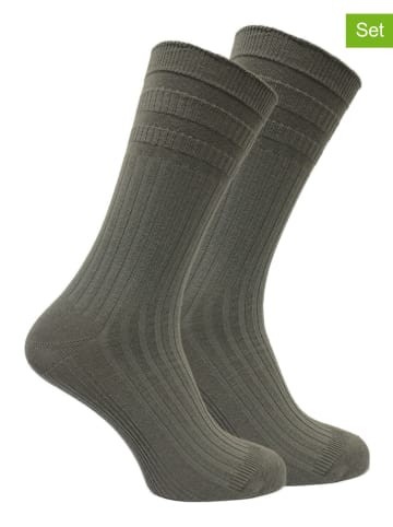 Norfolk 2-delige set: sokken "Joseph" grijs