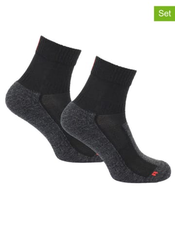 Norfolk 2-delige set: trekkingssokken "Leonardo" zwart