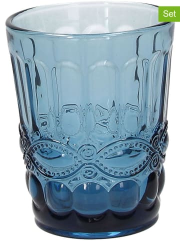 Tognana Szklanki (6 szt.) "Madame Azzurro" w kolorze błękitnym - 230 ml