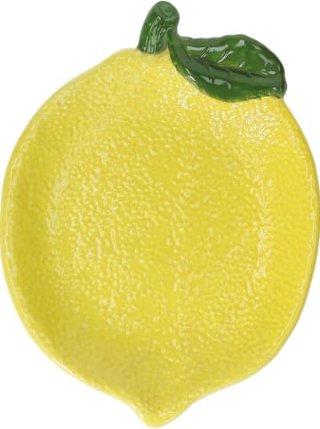 Tognana Servierplatte "Lemon Garden" in Gelb - (L)21 x (B)16 cm