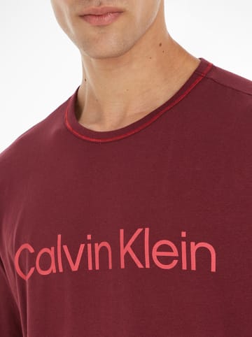 CALVIN KLEIN UNDERWEAR Koszulka w kolorze bordowym