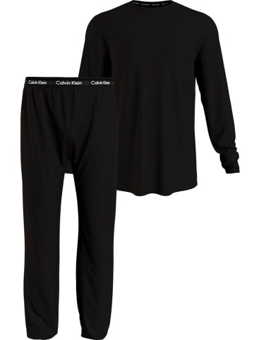 CALVIN KLEIN UNDERWEAR Piżama w kolorze czarnym