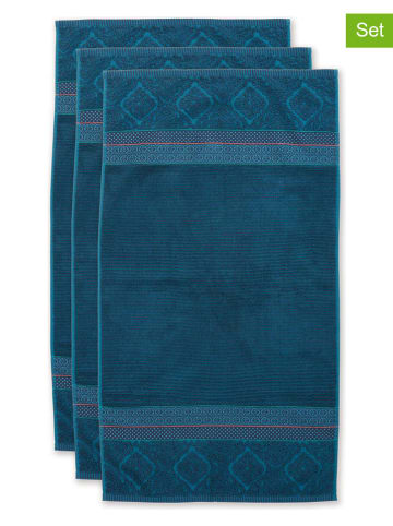 PiP Studio 3-delige set: handdoeken "Soft" donkerblauw