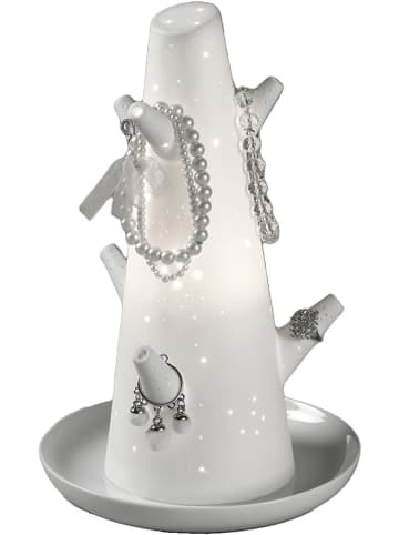 Mascagni Lampa dekoracyjna w kolorze białym - wys. 25 x Ø 16 cm