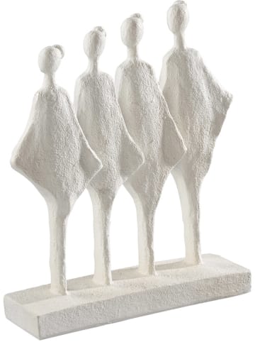 Mascagni Figurka dekoracyjna "Four girls" w kolorze białym - szer. 2,5 x 31 cm