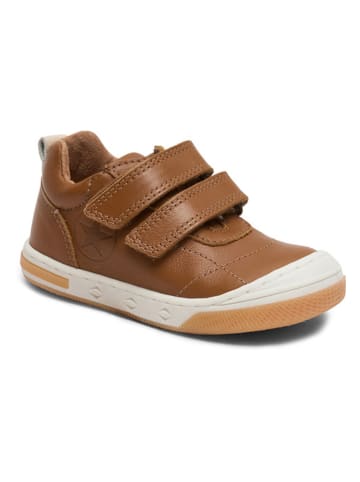 bisgaard Leder-Sneakers "June" in Braun